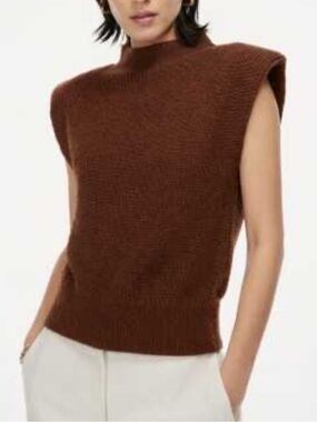 Babaton Hazlitt Sweater Vest in Brown